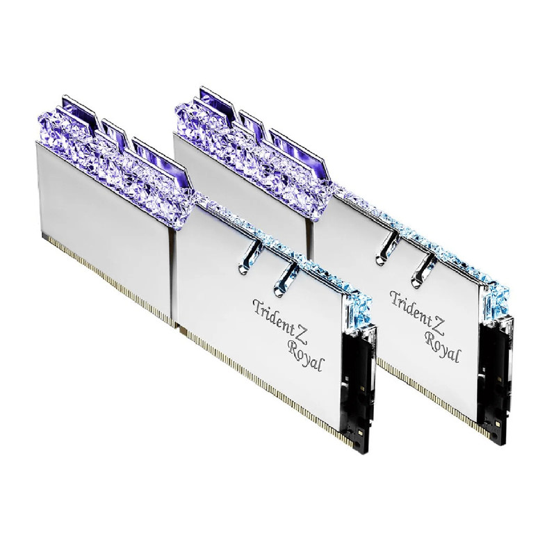 G.Skill Trident Z Royal Series 32GB(2x16GB) 3000MHz - Silver - الذاكرة العشوائية